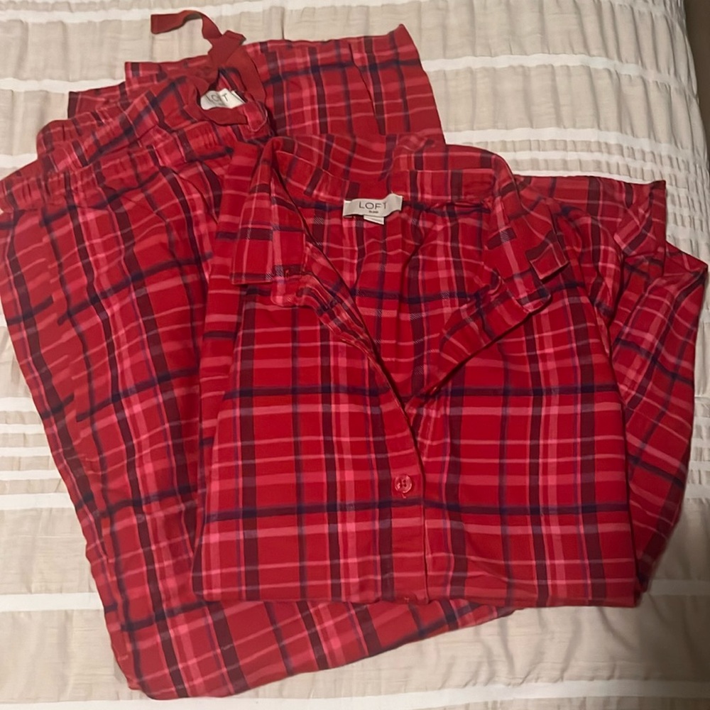 Loft Flannel Pajama Set